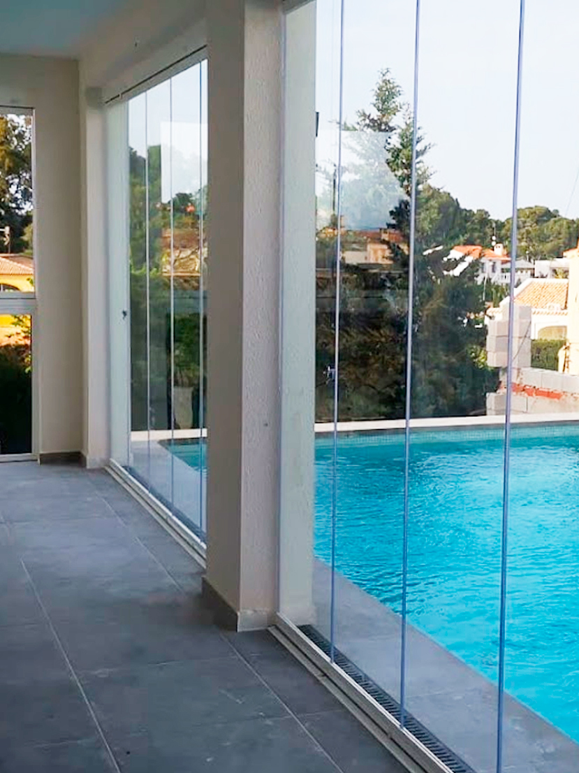 Cortinas de cristal correderas - Esglass